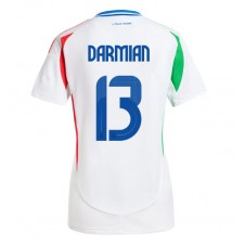 Italien Matteo Darmian #13 Bortatröja Dam EM 2024 Korta ärmar